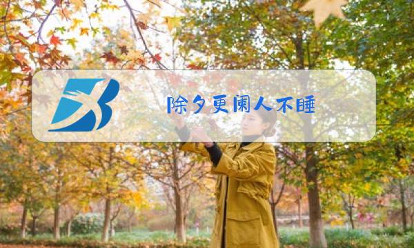 除夕更阑人不睡 厌禳钝滞迫新岁的意思图片